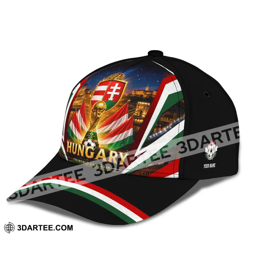 Personalized Cap Customized Hungary World Cup 2026 Classic Cap - CLASSIC CAP / UNIVERSAL FIT - Cap