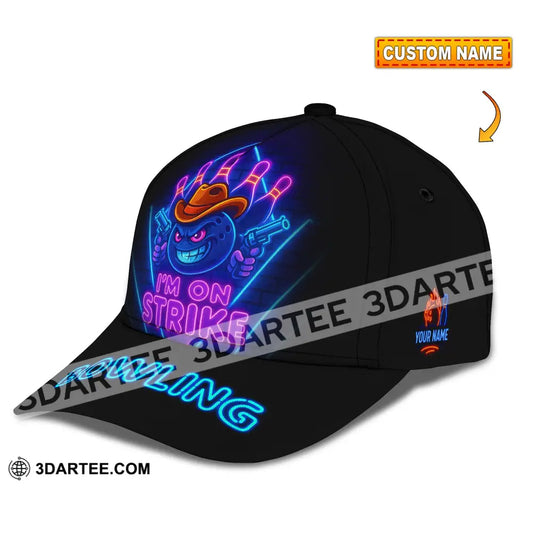 Personalized Cap Customized I Am On Strike Ne-on Classic Cap CLASSIC CAP / UNIVERSAL FIT Cap