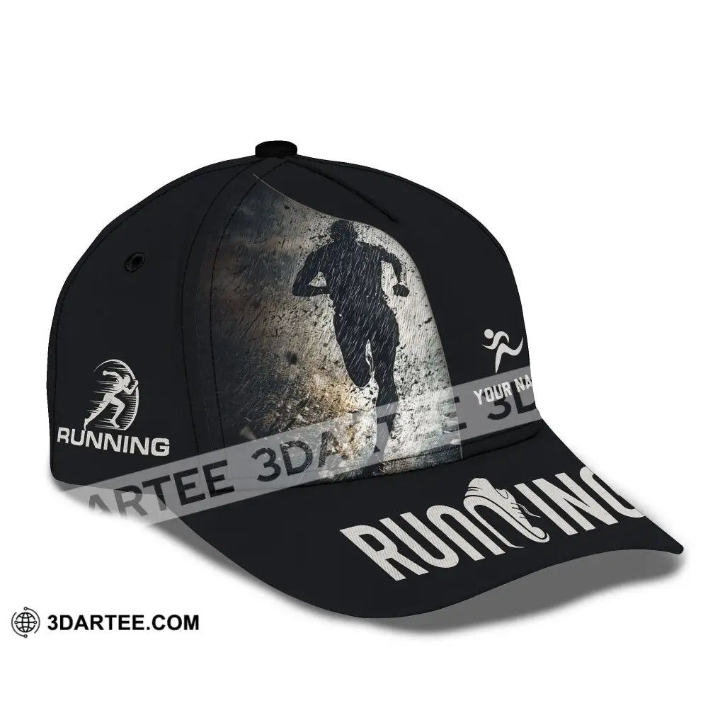 Personalized Cap Customized Marathon Running Lover Sport Classic Cap CLASSIC CAP / UNIVERSAL FIT Cap