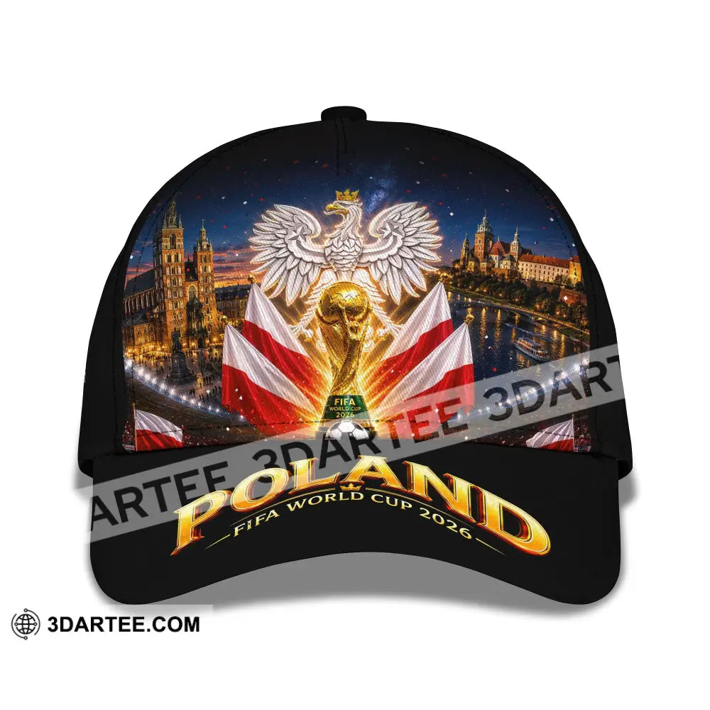 Personalized Cap Customized Poland World Cup 2026 Classic Cap - CLASSIC CAP / UNIVERSAL FIT - Cap