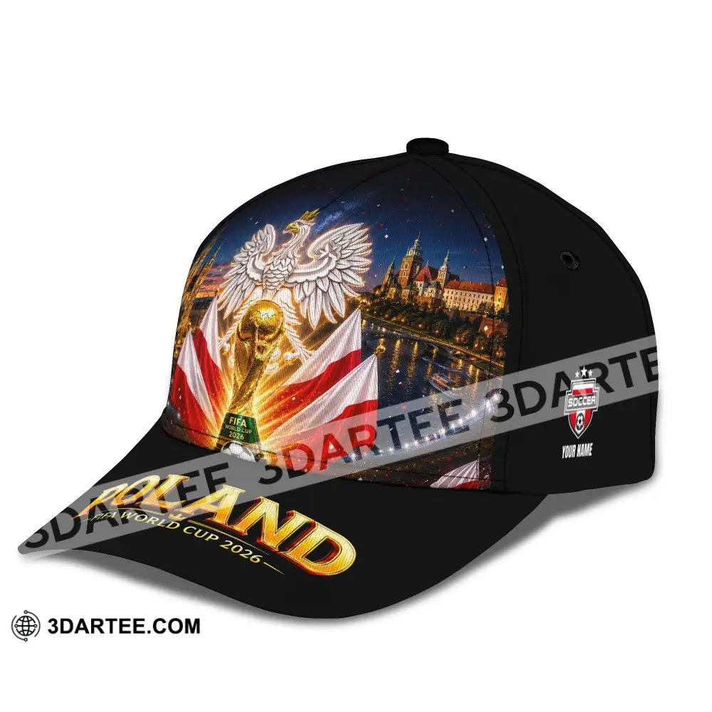 Personalized Cap Customized Poland World Cup 2026 Classic Cap - CLASSIC CAP / UNIVERSAL FIT - Cap