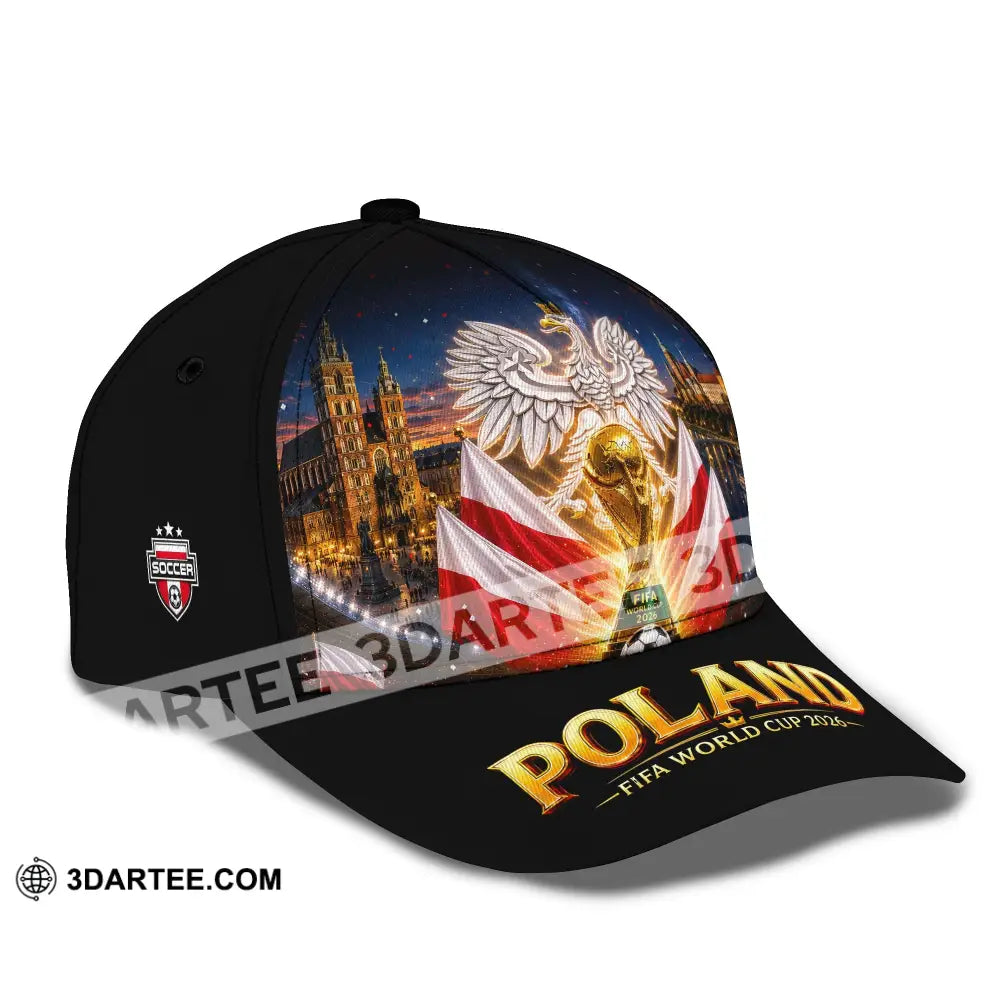 Personalized Cap Customized Poland World Cup 2026 Classic Cap - CLASSIC CAP / UNIVERSAL FIT - Cap