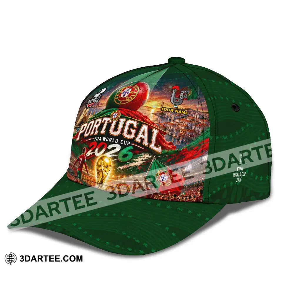Personalized Cap Customized Portugal World Cup 2026 Classic Cap - CLASSIC CAP / UNIVERSAL FIT - Cap