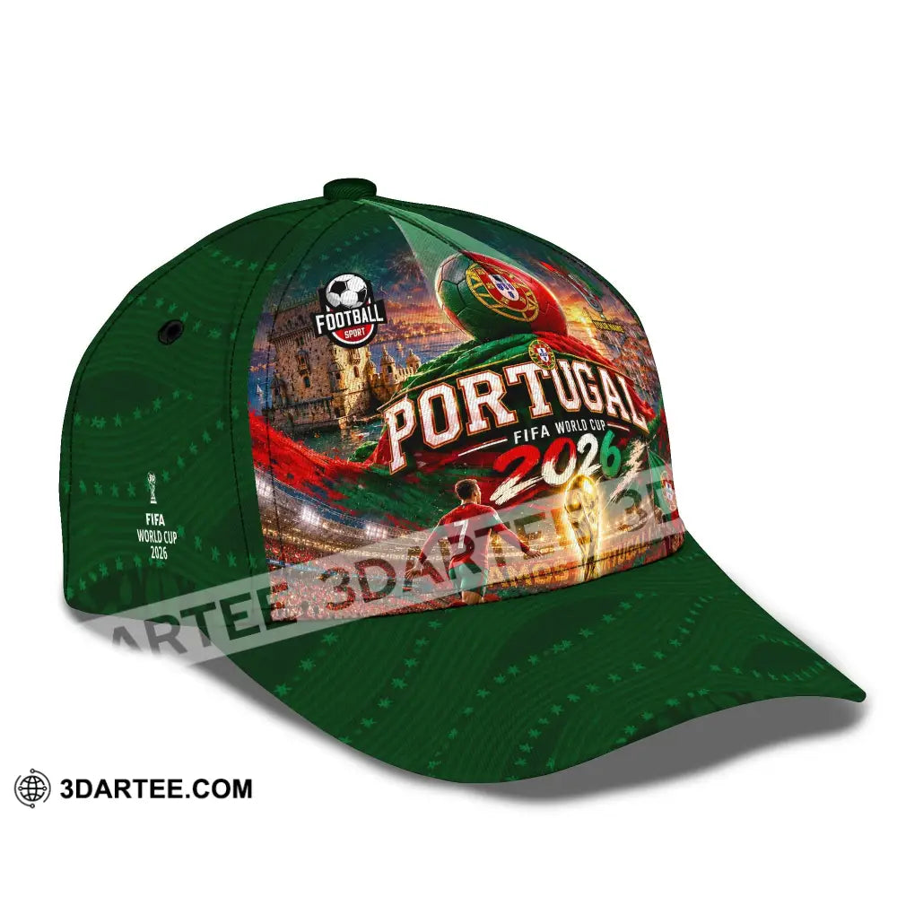 Personalized Cap Customized Portugal World Cup 2026 Classic Cap - CLASSIC CAP / UNIVERSAL FIT - Cap