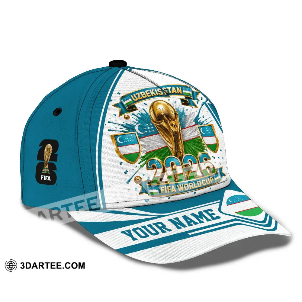 Personalized Cap Customized Uzbekistan World Cup 2026 Classic Cap - CLASSIC CAP / UNIVERSAL FIT - Cap
