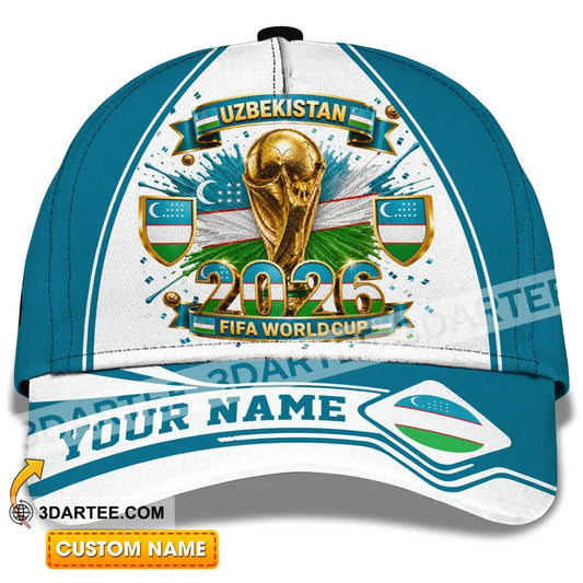 Personalized Cap Customized Uzbekistan World Cup 2026 Classic Cap - CLASSIC CAP / UNIVERSAL FIT - Cap