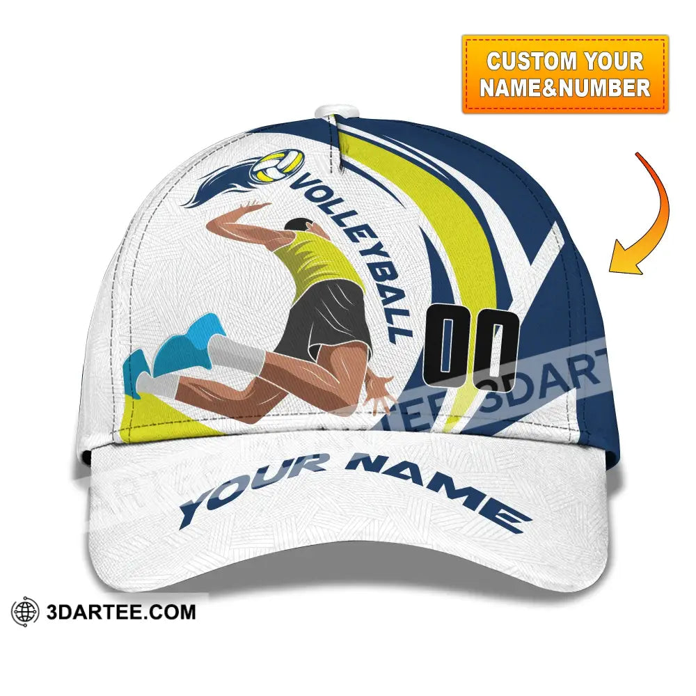 Personalized Cap Customized Volleyball Classic Cap - CLASSIC CAP / UNIVERSAL FIT - Cap