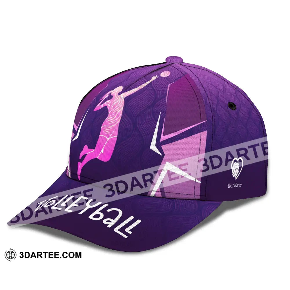 Personalized Cap Customized Volleyball Classic Cap - CLASSIC CAP / UNIVERSAL FIT - Cap