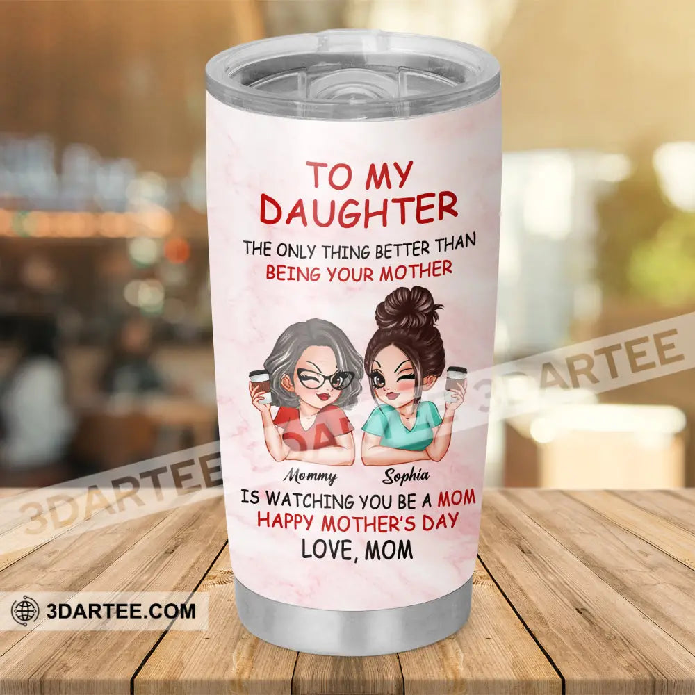 Personalized Tumbler - To My Daughter Custom Appearance And Names Gift Idea For Mother’s Day T-Shirt