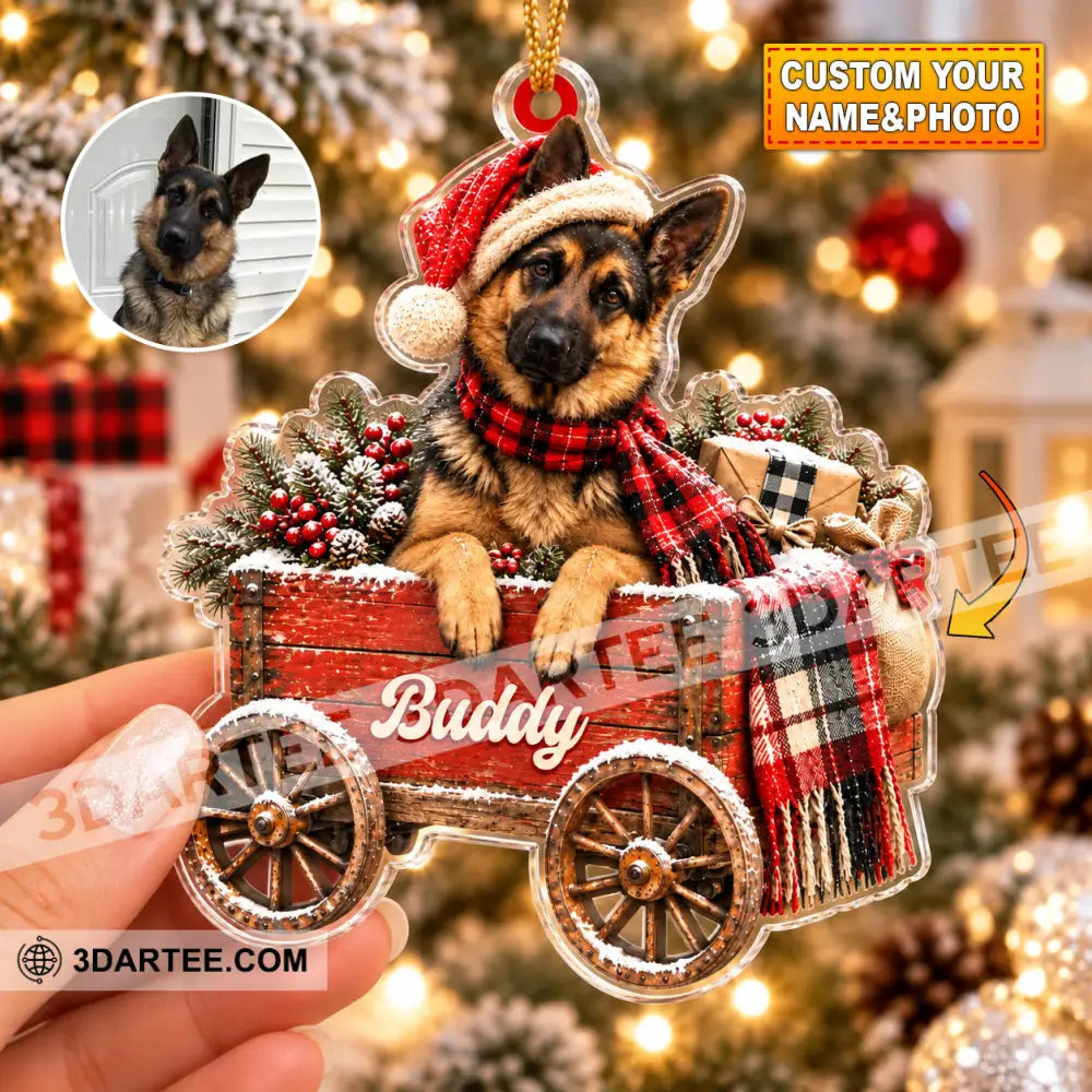 Pet Lover Home Decor Christmas Ornament Personalized Ornament - 3.54’’ / 1 Ornament - Ornament
