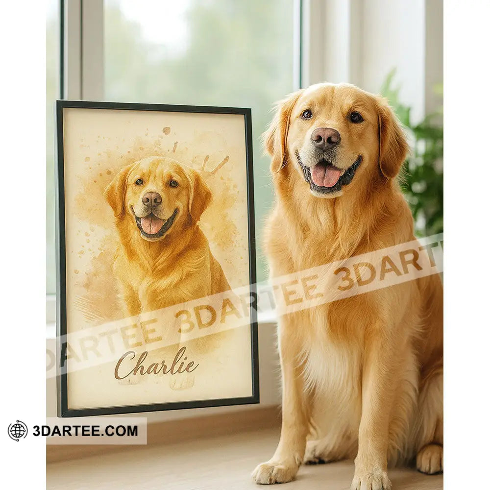 Pet Photo Pet Lover Personalized Canvas Personalized Poster