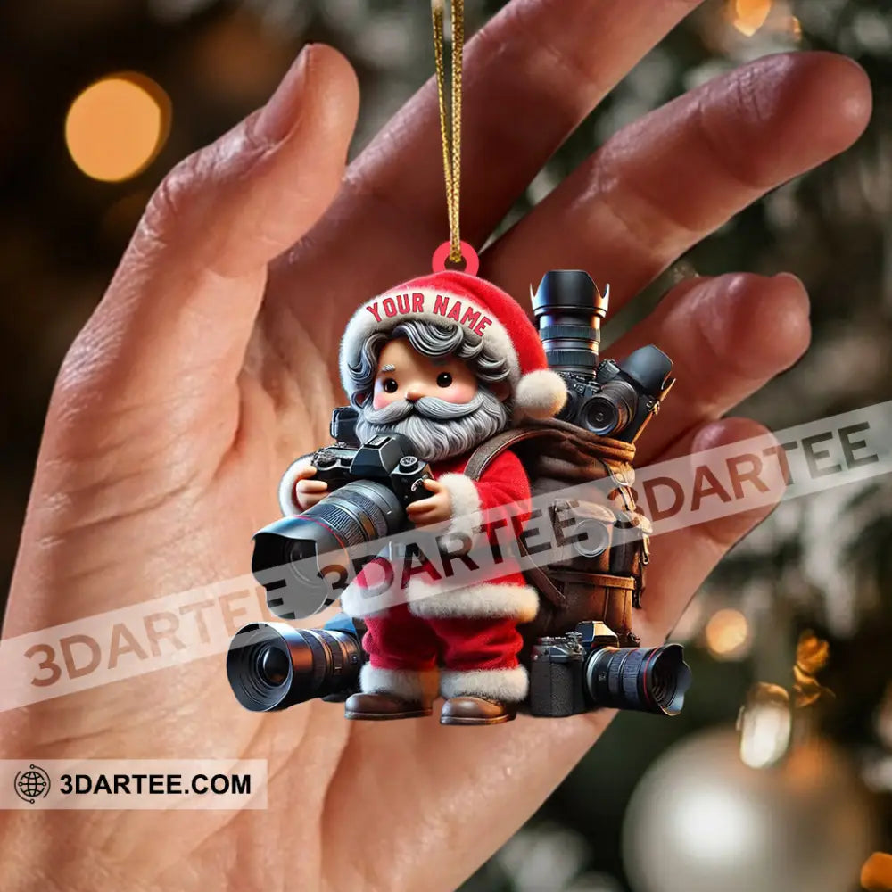 Photographer Christmas Home Decor Christmas Ornament Personalized Ornament Ornament