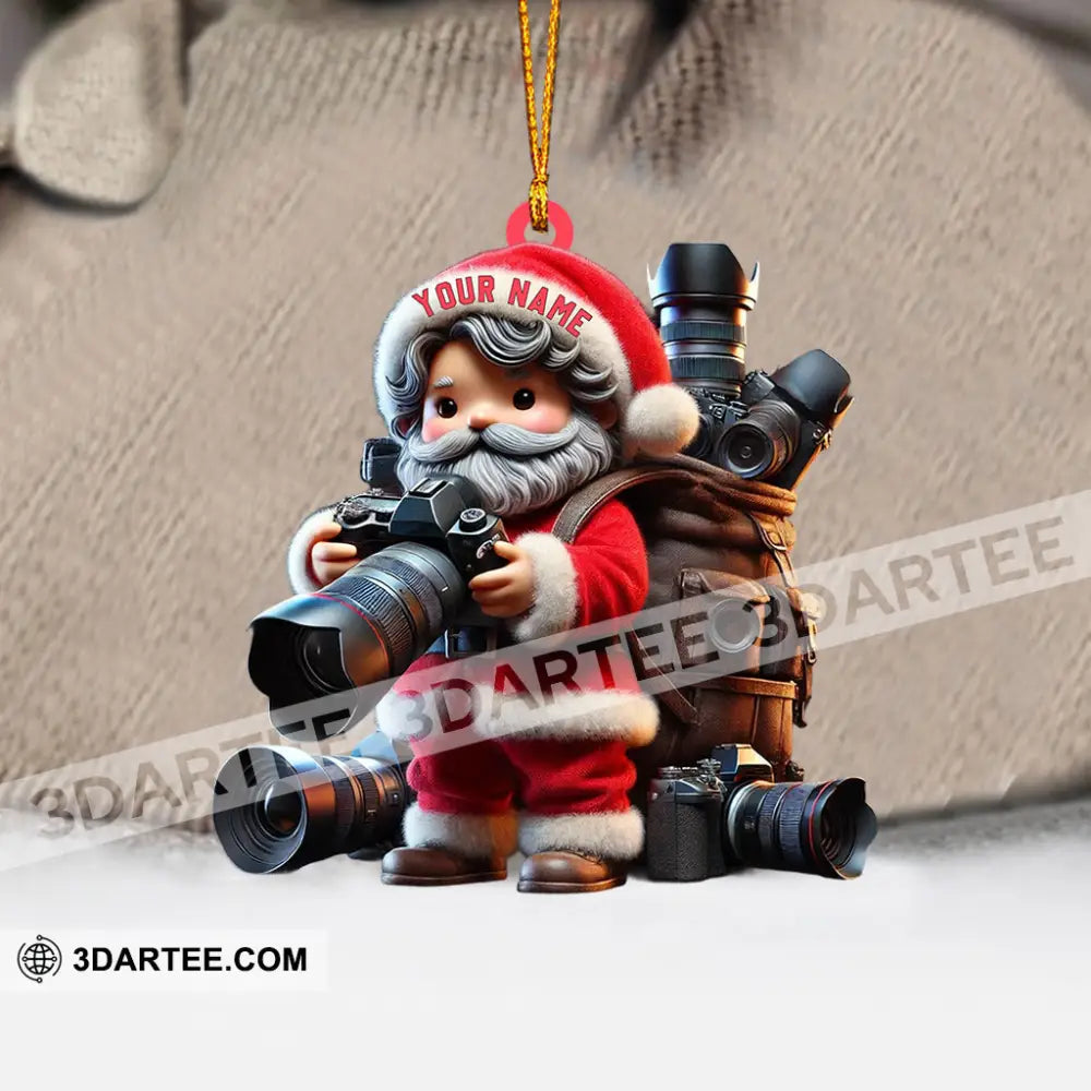 Photographer Christmas Home Decor Christmas Ornament Personalized Ornament Ornament