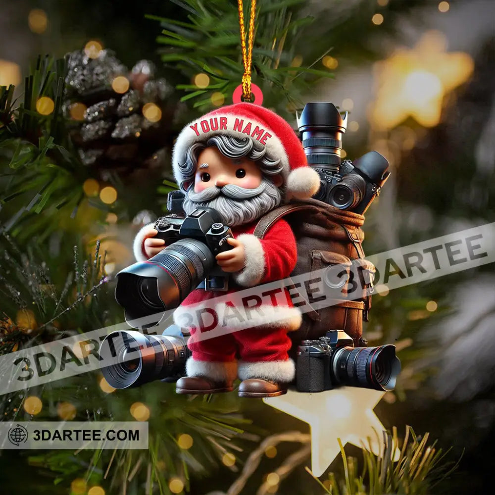 Photographer Christmas Home Decor Christmas Ornament Personalized Ornament Ornament