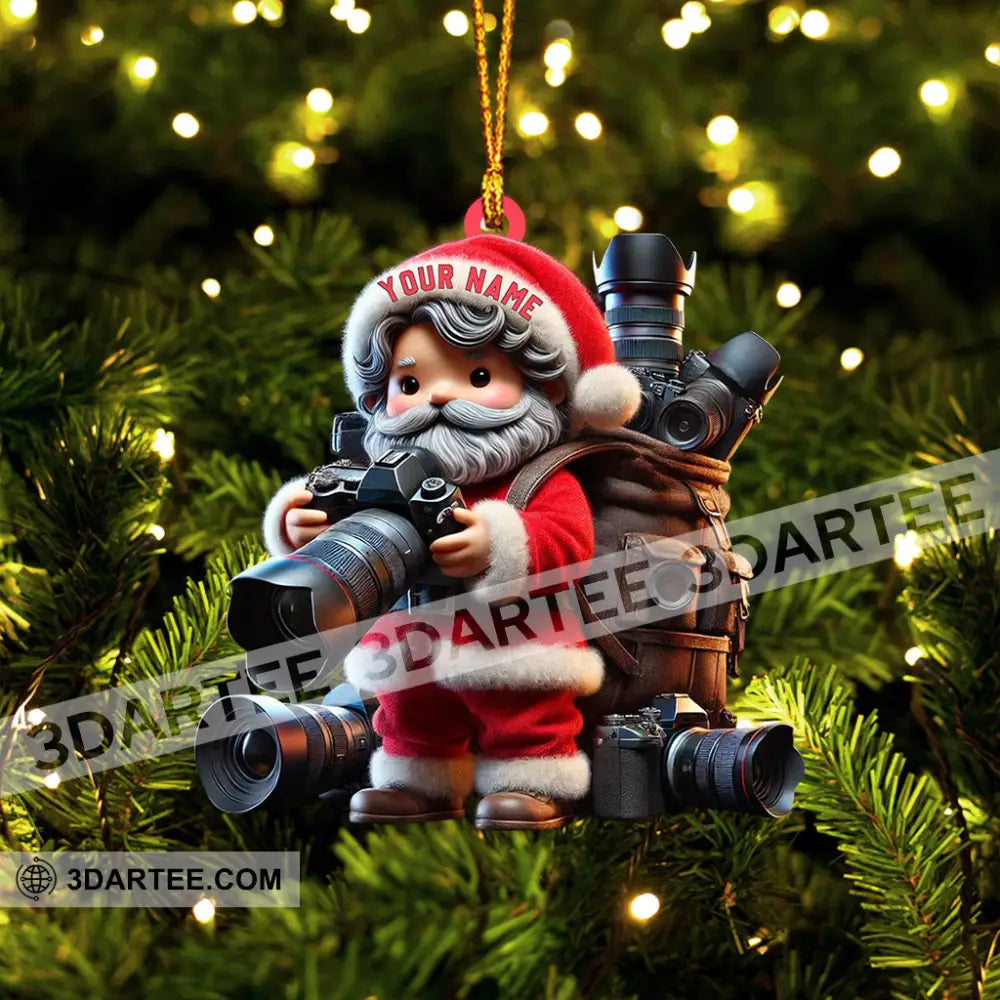 Photographer Christmas Home Decor Christmas Ornament Personalized Ornament Ornament