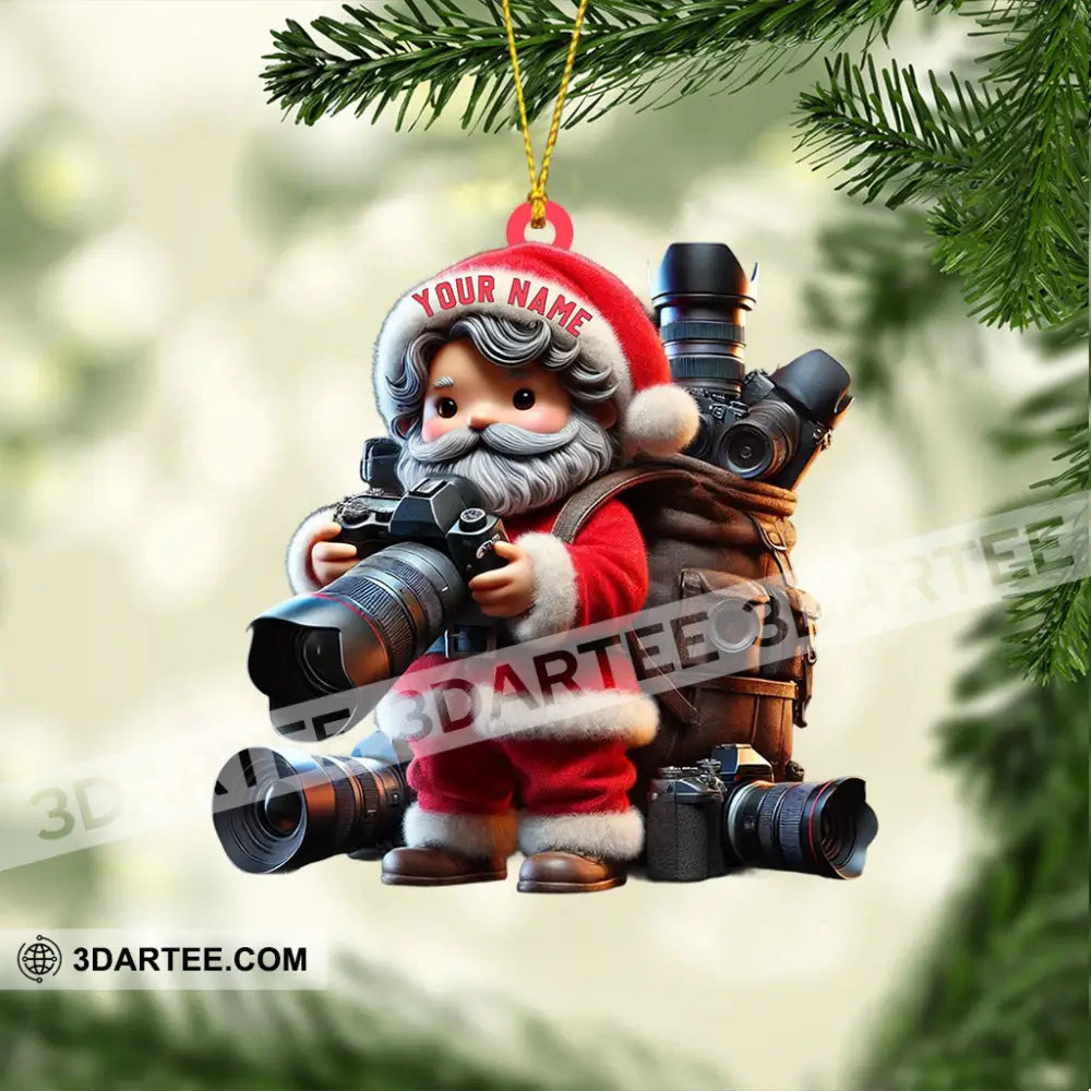 Photographer Christmas Home Decor Christmas Ornament Personalized Ornament Ornament