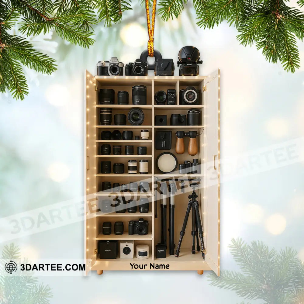 Photographer Lover Home Decor Christmas Ornament Personalized Ornament Ornament