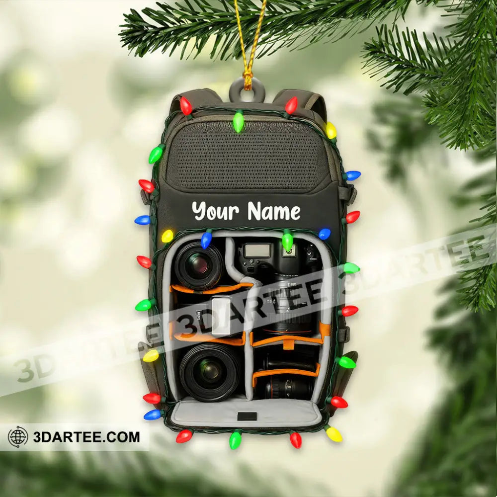 Photographer Lover Home Decor Christmas Ornament Personalized Ornament Ornament