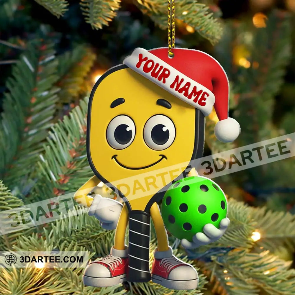 Pickleball Christmas Home Decor Christmas Ornament Personalized Ornament Ornament