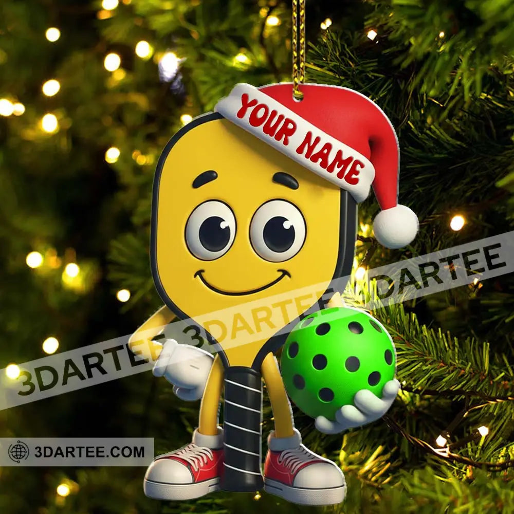 Pickleball Christmas Home Decor Christmas Ornament Personalized Ornament Ornament