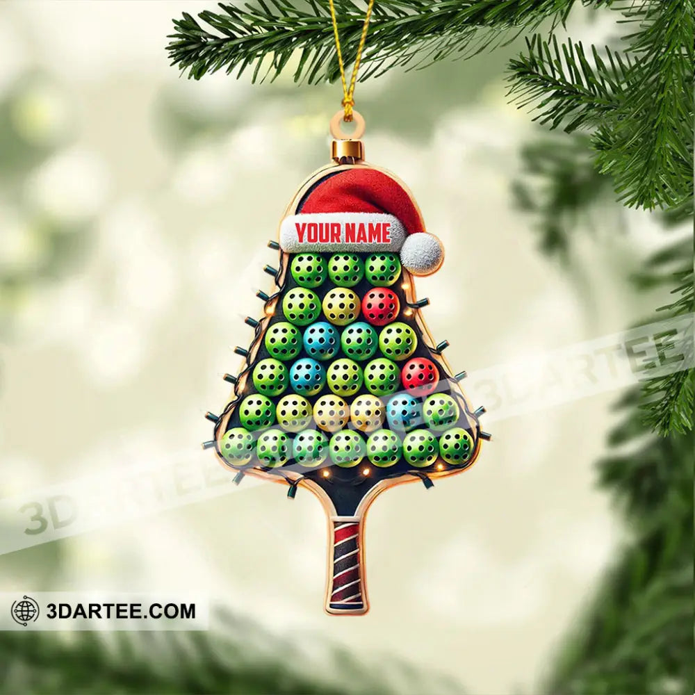 PickleBall Christmas Ornament Personalized Ornament Ornament
