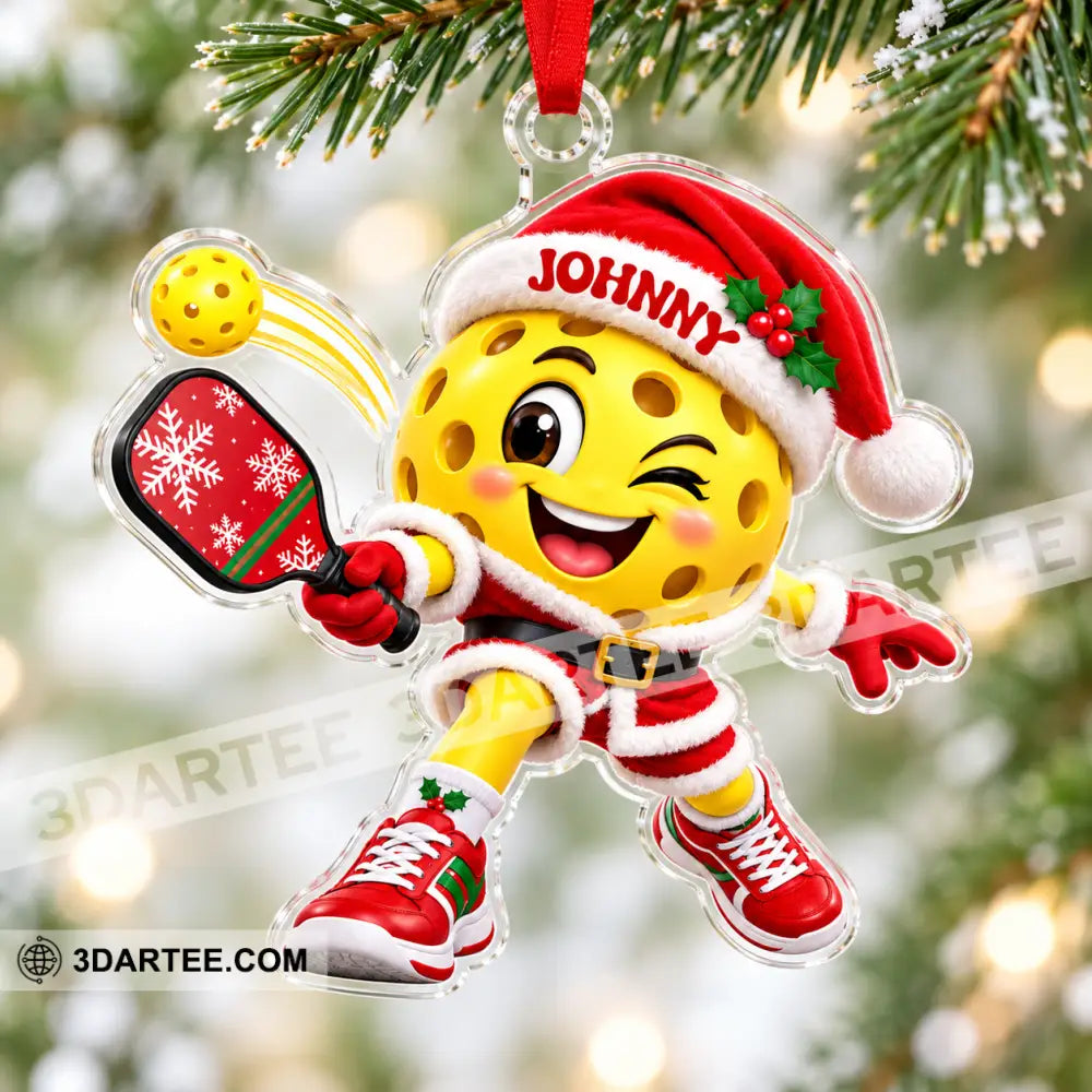 Pickleball Home Decor Christmas Ornament Personalized Ornament - Ornament