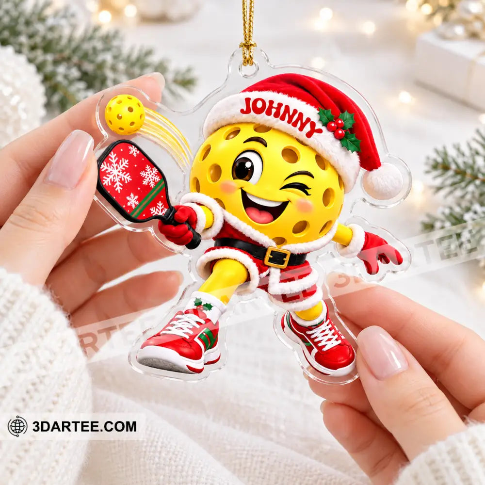 Pickleball Home Decor Christmas Ornament Personalized Ornament - Ornament