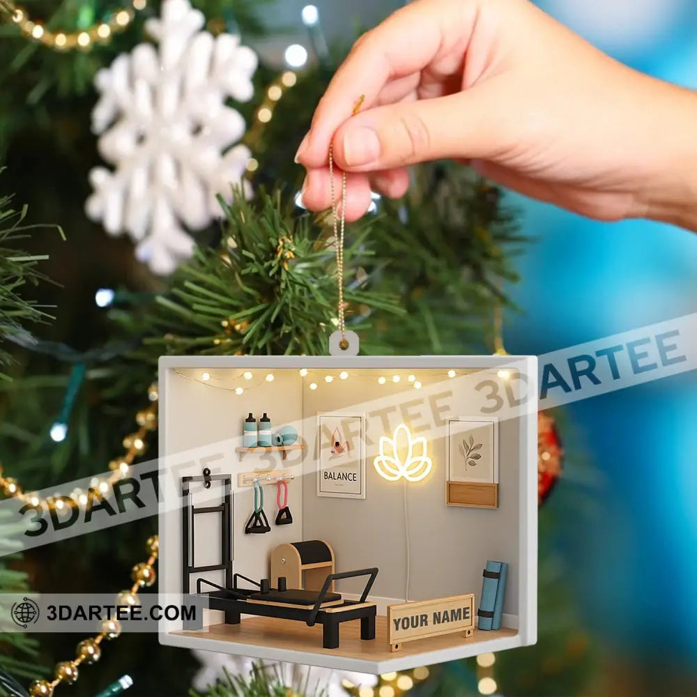 Pilates Corner Home Decor Christmas Ornament Personalized Ornament Ornament