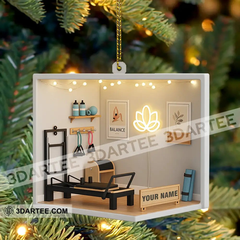 Pilates Corner Home Decor Christmas Ornament Personalized Ornament Ornament