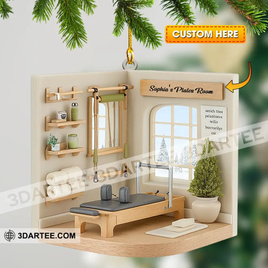 Plates Room Home Decor Christmas Ornament Personalized Ornament 3.54’’ / 1 Ornament Ornament