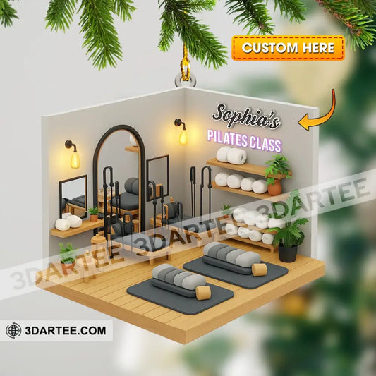 Plates Room Home Decor Christmas Ornament Personalized Ornament 3.54’’ / 1 Ornament Ornament