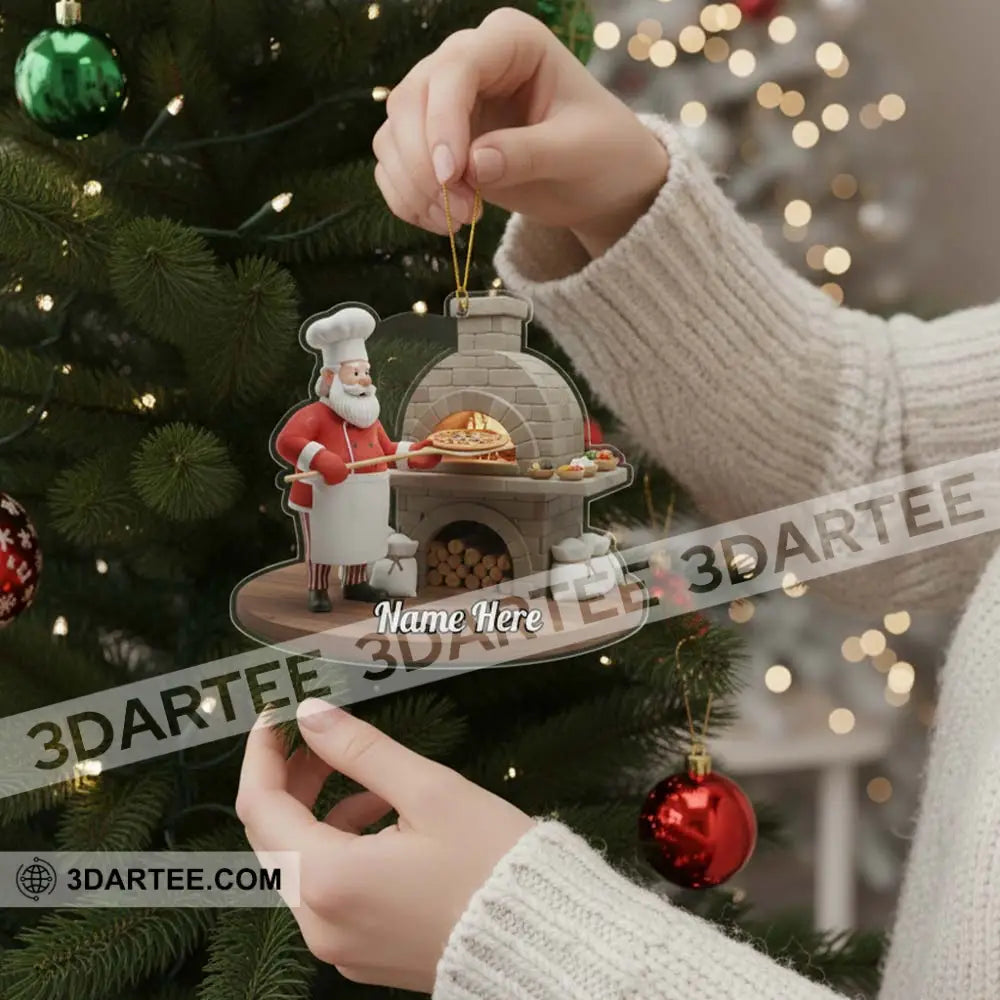 Pizza Chef Home Decor Christmas Ornament Personalized Ornament Ornament