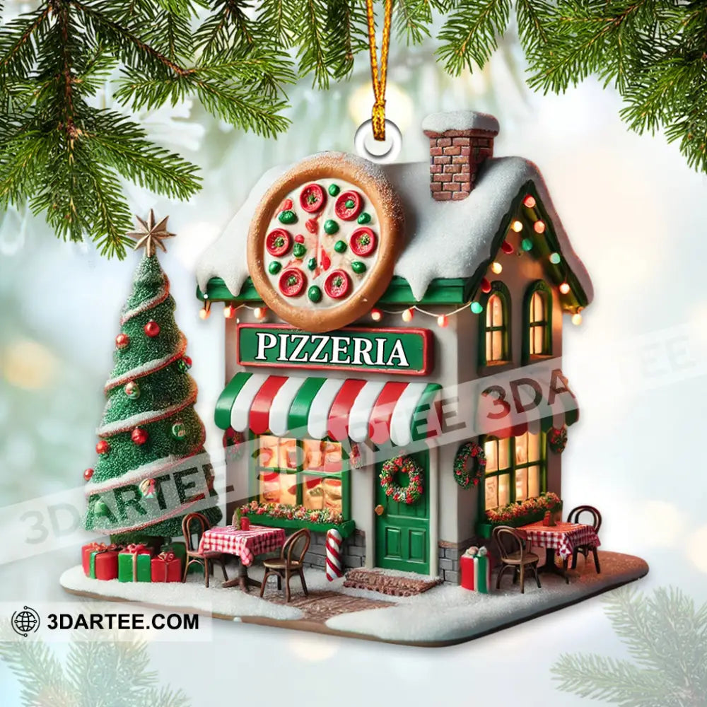Pizzeria Home Decor Christmas Ornament Personalized Ornament Ornament