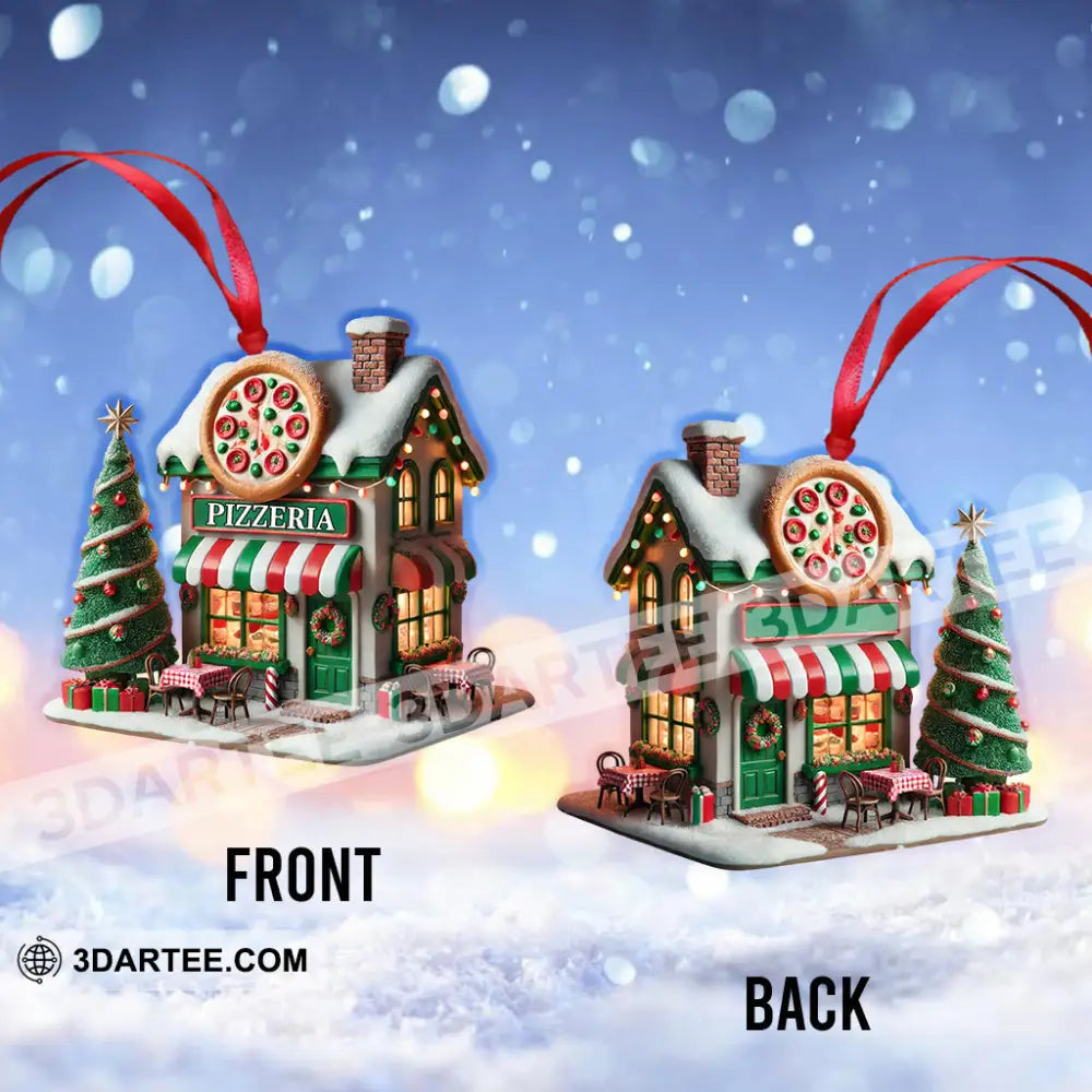 Pizzeria Home Decor Christmas Ornament Personalized Ornament Ornament