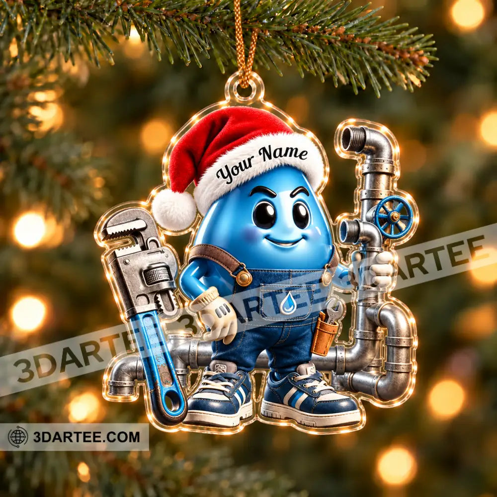 Plumber Home Decor Christmas Ornament Personalized Ornament - Ornament