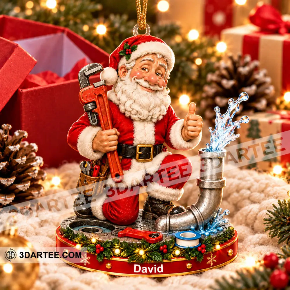 Plumber Home Decor Christmas Ornament Personalized Ornament - Ornament