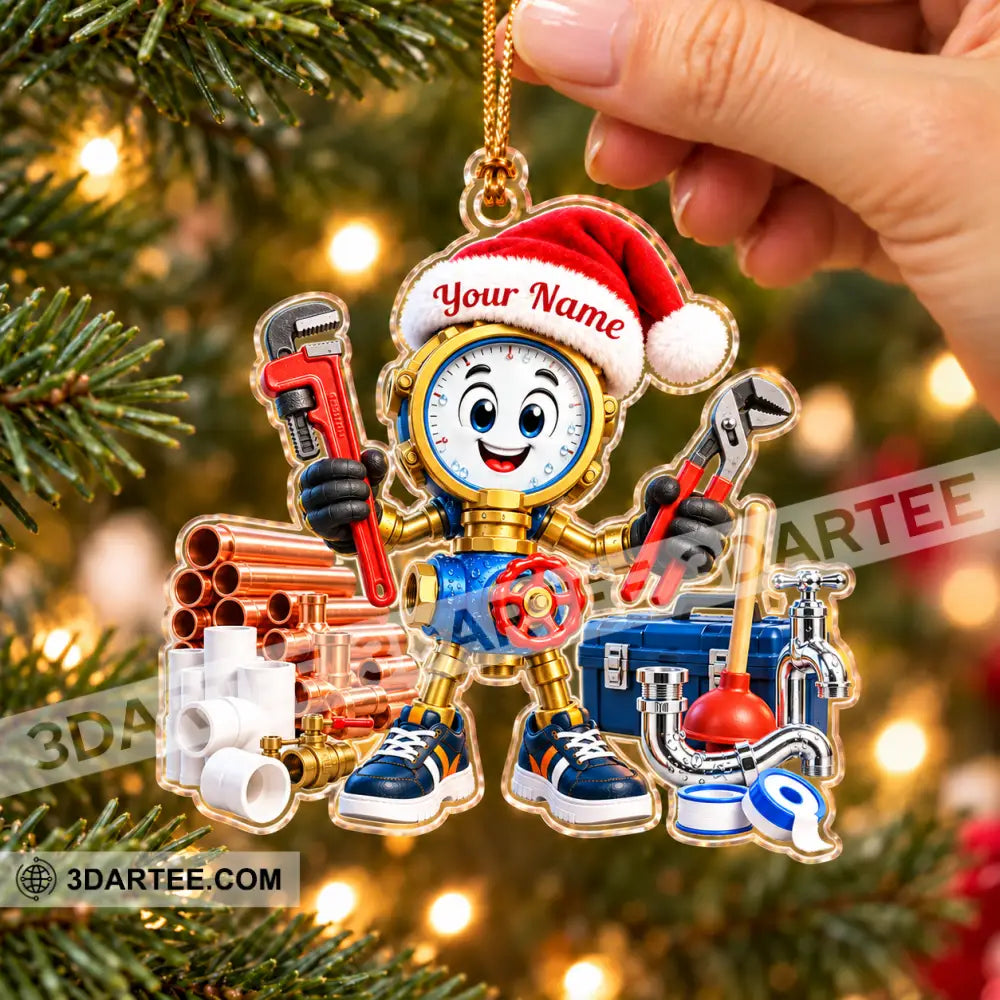 Plumber Home Decor Christmas Ornament Personalized Ornament - Ornament