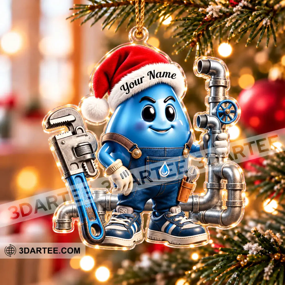 Plumber Home Decor Christmas Ornament Personalized Ornament - Ornament