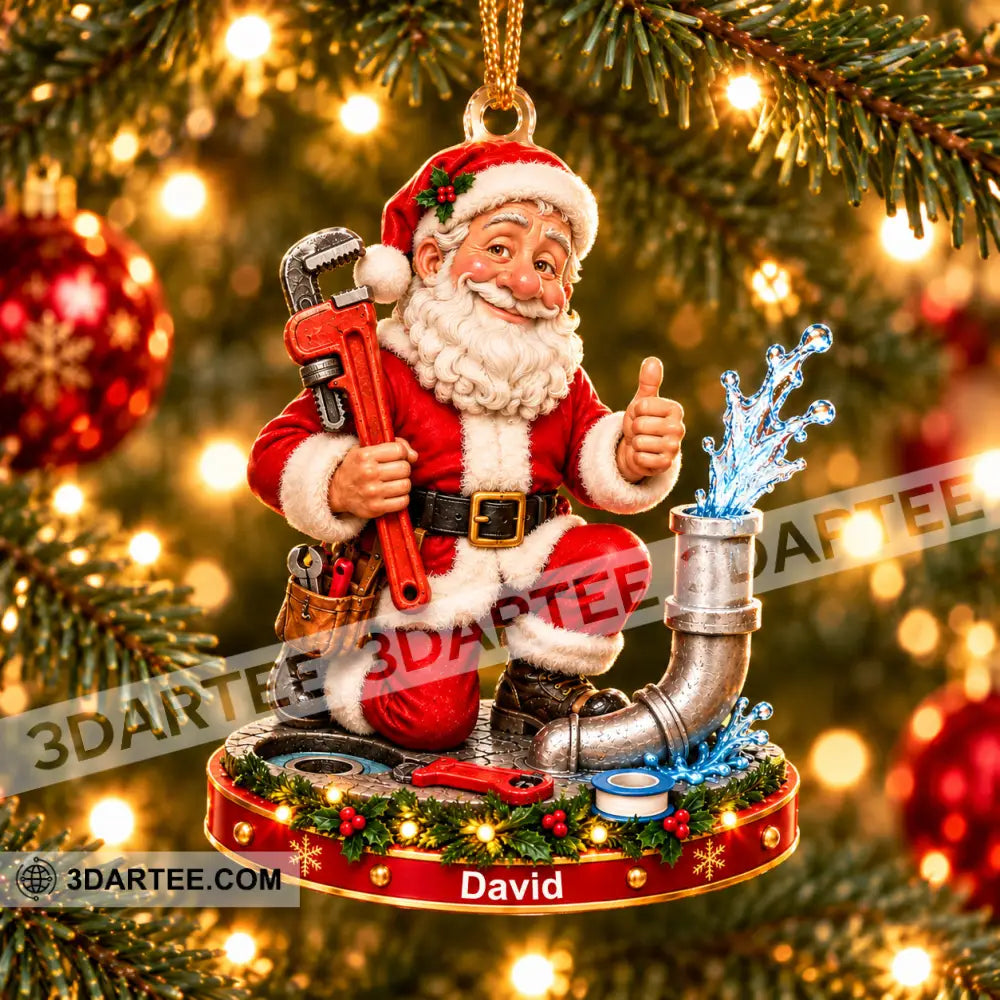 Plumber Home Decor Christmas Ornament Personalized Ornament - Ornament