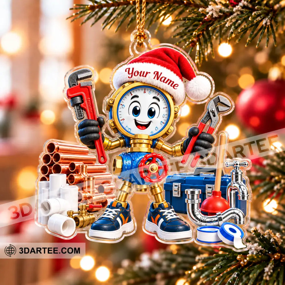 Plumber Home Decor Christmas Ornament Personalized Ornament - Ornament