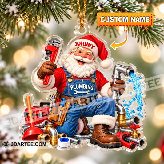Plumbing Home Decor Christmas Ornament Personalized Ornament - 3.54’’ / 1 Ornament - Ornament
