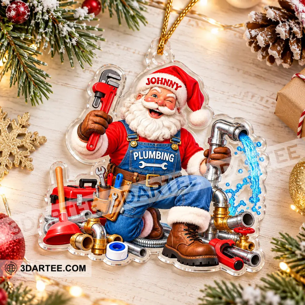 Plumbing Home Decor Christmas Ornament Personalized Ornament - Ornament
