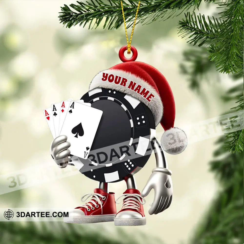 Poker Casino Christmas Ornament Personalized Ornament Ornament