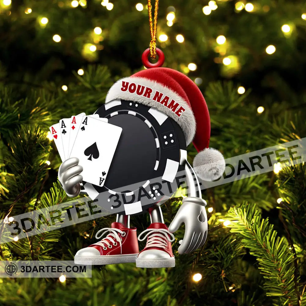 Poker Casino Christmas Ornament Personalized Ornament Ornament