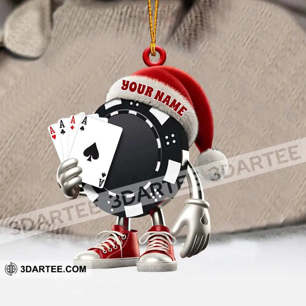 Poker Casino Christmas Ornament Personalized Ornament Ornament
