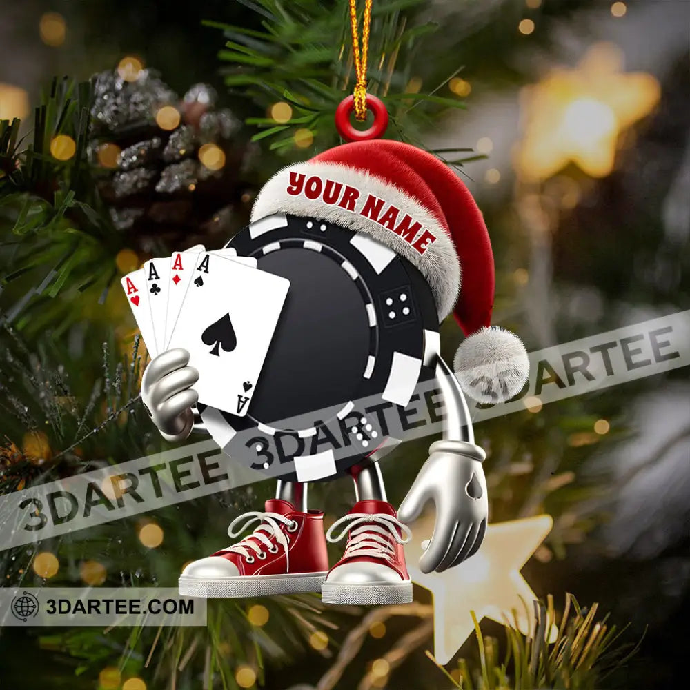 Poker Casino Christmas Ornament Personalized Ornament Ornament