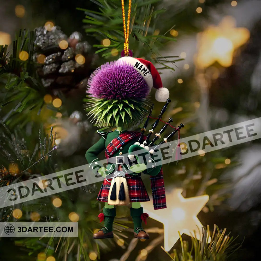 Prickly Hair Christmas Ornament Personalized Ornament Ornament