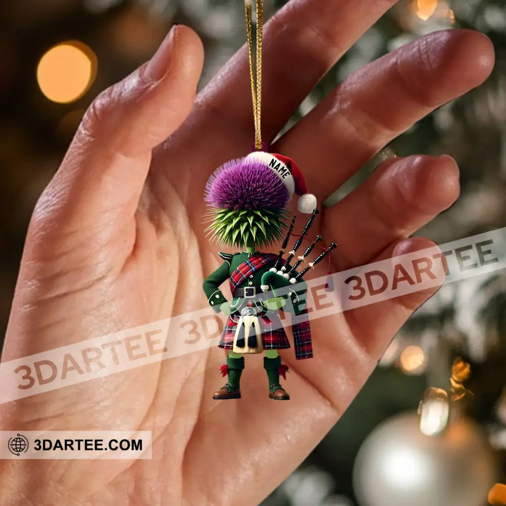 Prickly Hair Christmas Ornament Personalized Ornament Ornament
