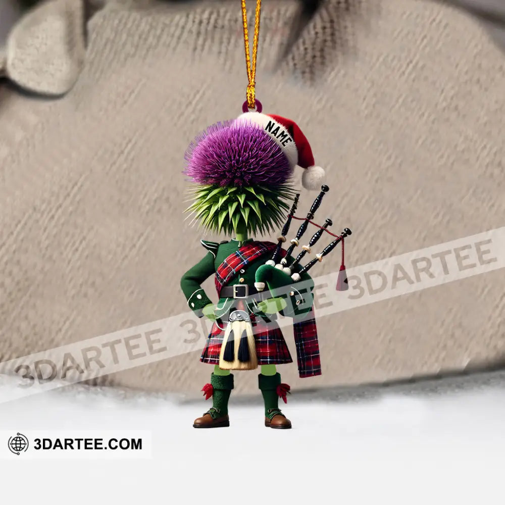 Prickly Hair Christmas Ornament Personalized Ornament Ornament