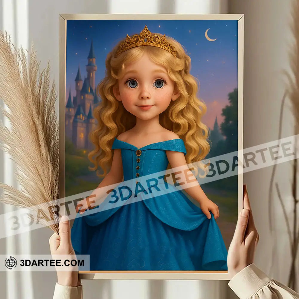 Princess Photo Home Decor Gift Personalized Canvas Personalized Poster
